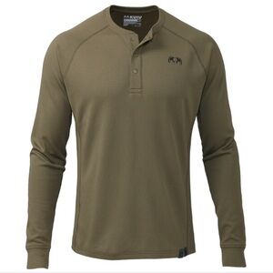 KUIU - PRO Merino 200 Henley Long Sleeve Shirt in Ash sz Medium